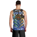Personalised Bulldogs NRL Celebrating 50 Years of Naidoc Men Tank Top NAIDOC Week 2025 Aboriginal