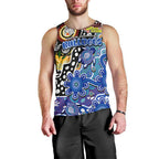 Personalised Bulldogs NRL Celebrating 50 Years of Naidoc Men Tank Top NAIDOC Week 2025 Aboriginal