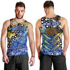 Personalised Bulldogs NRL Celebrating 50 Years of Naidoc Men Tank Top NAIDOC Week 2025 Aboriginal