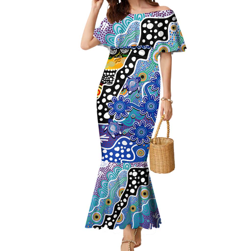 Personalised Bulldogs NRL Celebrating 50 Years of Naidoc Mermaid Dress NAIDOC Week 2025 Aboriginal