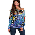 Personalised Bulldogs NRL Celebrating 50 Years of Naidoc Off Shoulder Sweater NAIDOC Week 2025 Aboriginal