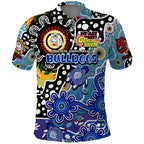 Personalised Bulldogs NRL Celebrating 50 Years of Naidoc Polo Shirt NAIDOC Week 2025 Aboriginal