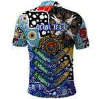 Personalised Bulldogs NRL Celebrating 50 Years of Naidoc Polo Shirt NAIDOC Week 2025 Aboriginal