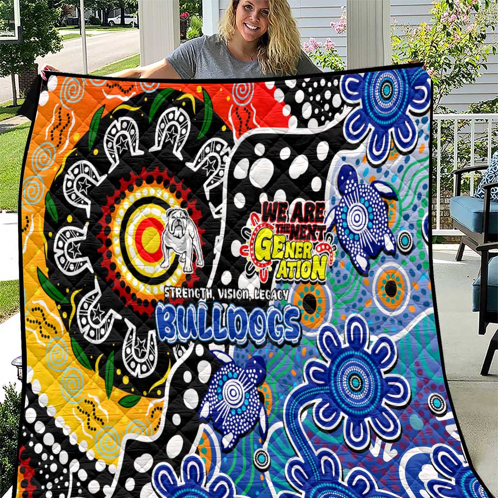 Bulldogs NRL Celebrating 50 Years of Naidoc Quilt NAIDOC Week 2025 Aboriginal