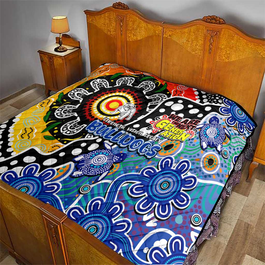Bulldogs NRL Celebrating 50 Years of Naidoc Quilt NAIDOC Week 2025 Aboriginal