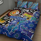 Bulldogs NRL Celebrating 50 Years of Naidoc Quilt Bed Set NAIDOC Week 2025 Aboriginal