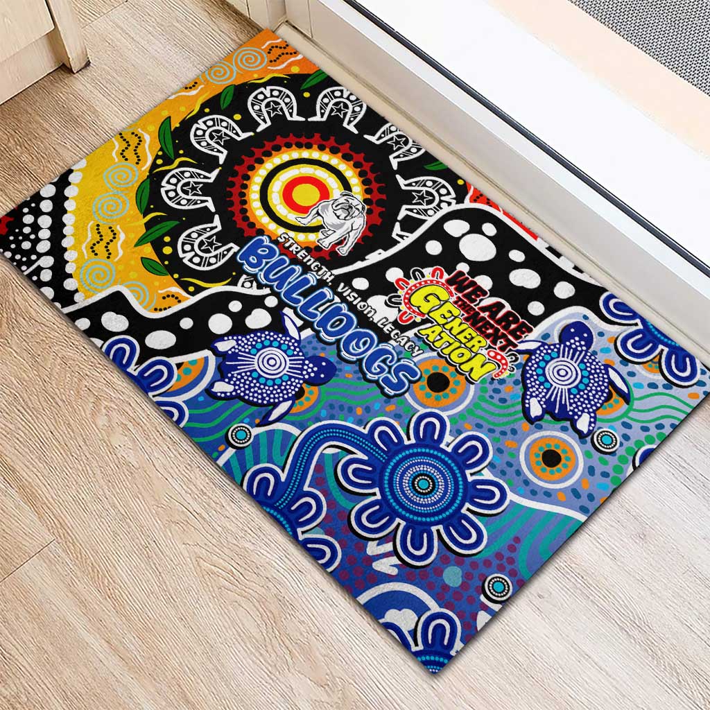 Bulldogs NRL Celebrating 50 Years of Naidoc Rubber Doormat NAIDOC Week 2025 Aboriginal