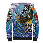 Personalised Bulldogs NRL Celebrating 50 Years of Naidoc Sherpa Hoodie NAIDOC Week 2025 Aboriginal