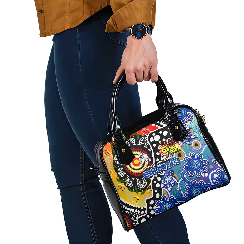 Bulldogs NRL Celebrating 50 Years of Naidoc Shoulder Handbag NAIDOC Week 2025 Aboriginal