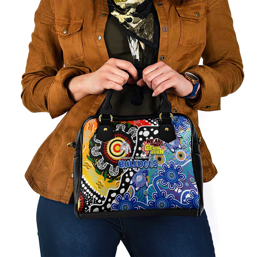 Bulldogs NRL Celebrating 50 Years of Naidoc Shoulder Handbag NAIDOC Week 2025 Aboriginal