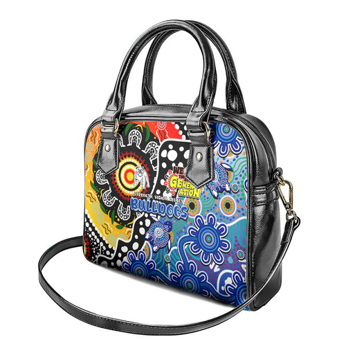 Bulldogs NRL Celebrating 50 Years of Naidoc Shoulder Handbag NAIDOC Week 2025 Aboriginal