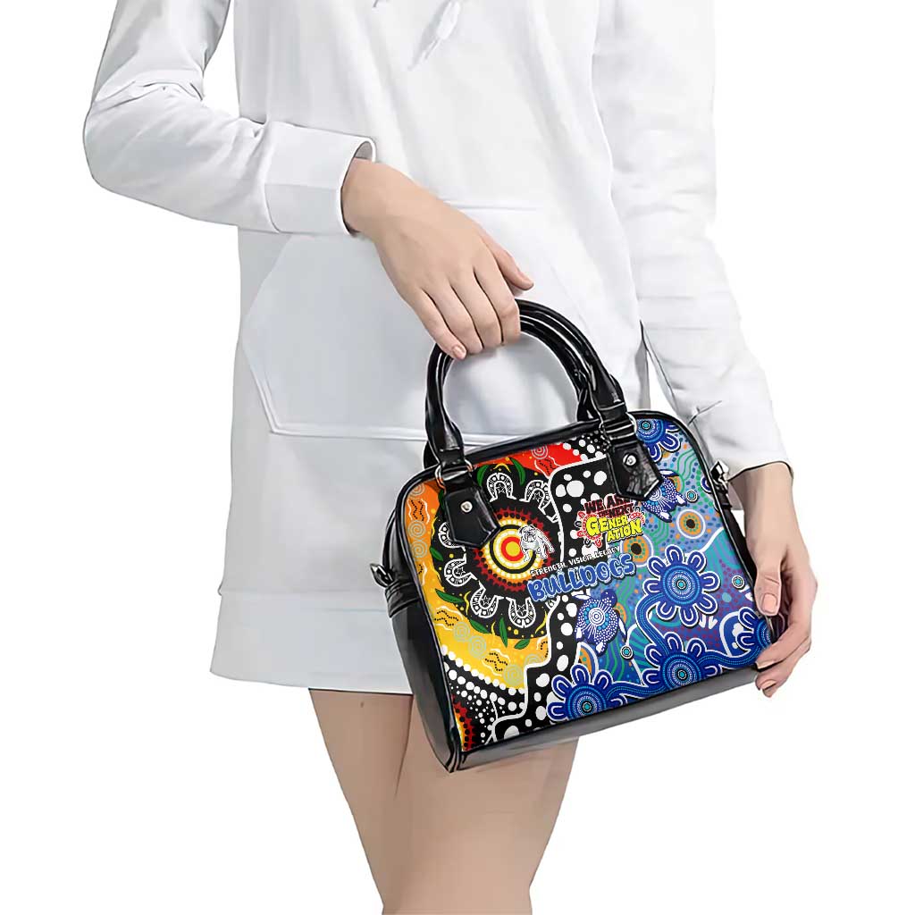 Bulldogs NRL Celebrating 50 Years of Naidoc Shoulder Handbag NAIDOC Week 2025 Aboriginal