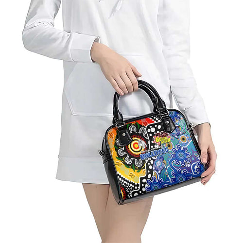 Bulldogs NRL Celebrating 50 Years of Naidoc Shoulder Handbag NAIDOC Week 2025 Aboriginal