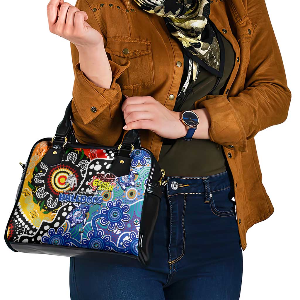 Bulldogs NRL Celebrating 50 Years of Naidoc Shoulder Handbag NAIDOC Week 2025 Aboriginal