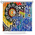 Bulldogs NRL Celebrating 50 Years of Naidoc Shower Curtain NAIDOC Week 2025 Aboriginal