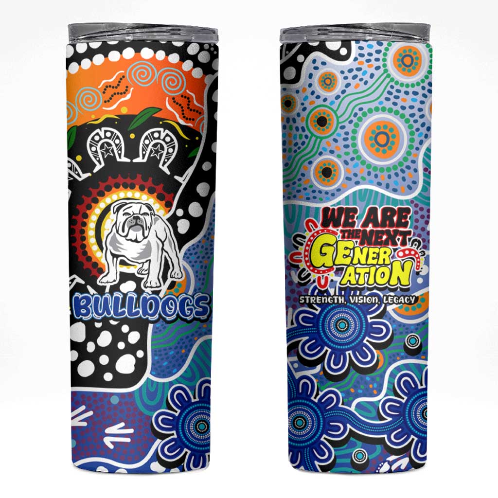 Bulldogs NRL Celebrating 50 Years of Naidoc Skinny Tumbler NAIDOC Week 2025 Aboriginal