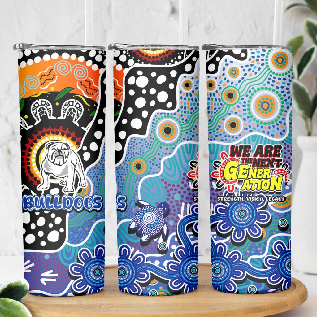 Bulldogs NRL Celebrating 50 Years of Naidoc Skinny Tumbler NAIDOC Week 2025 Aboriginal
