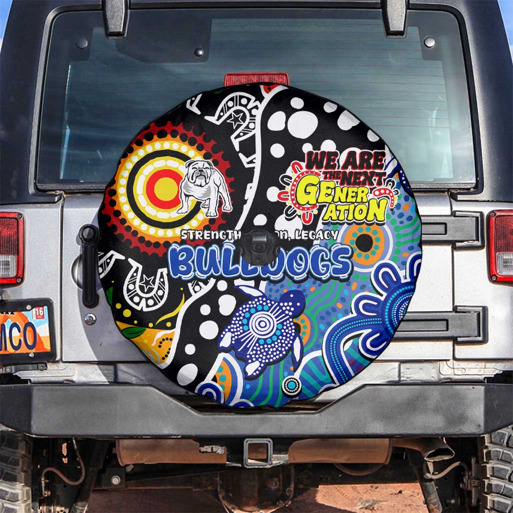 Bulldogs NRL Celebrating 50 Years of Naidoc Spare Tire Cover NAIDOC Week 2025 Aboriginal
