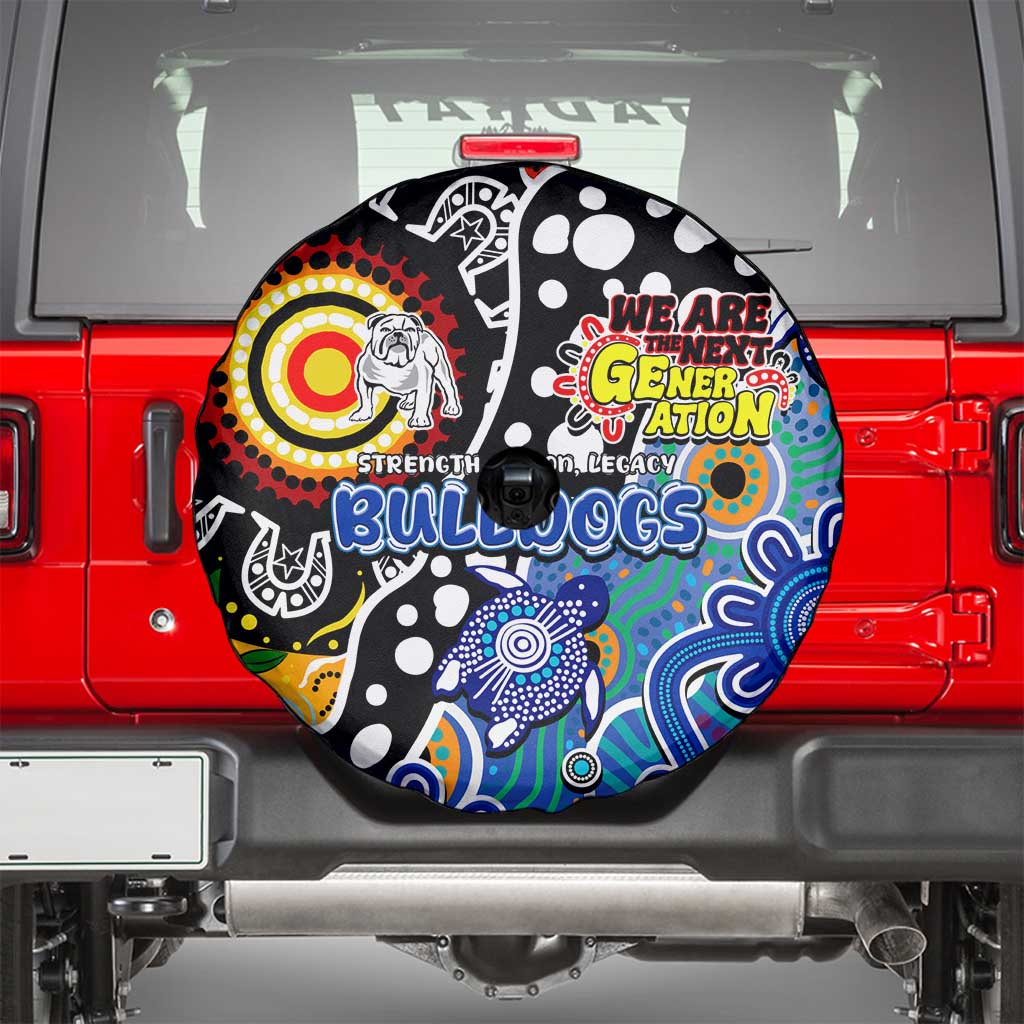 Bulldogs NRL Celebrating 50 Years of Naidoc Spare Tire Cover NAIDOC Week 2025 Aboriginal