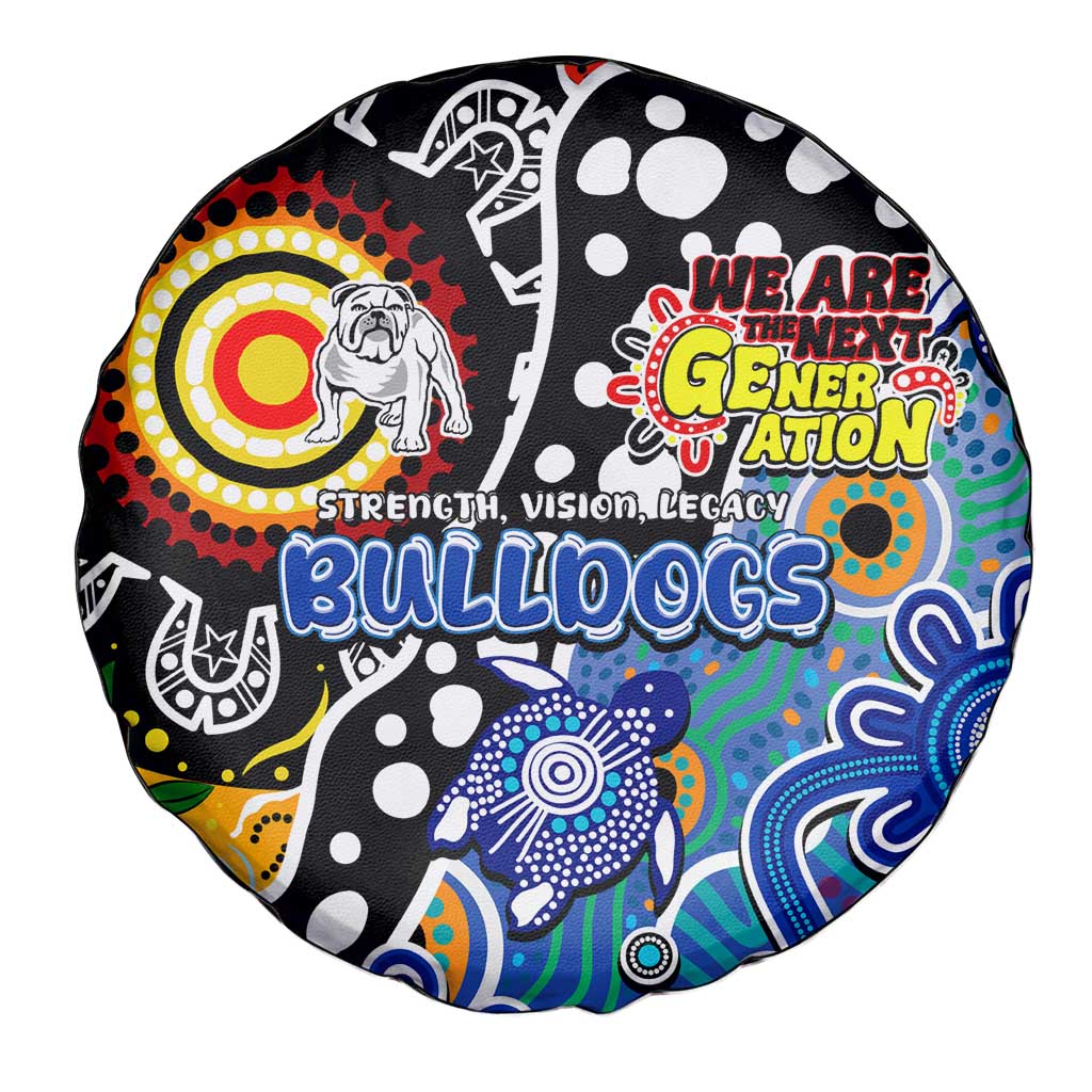 Bulldogs NRL Celebrating 50 Years of Naidoc Spare Tire Cover NAIDOC Week 2025 Aboriginal