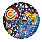 Bulldogs NRL Celebrating 50 Years of Naidoc Spare Tire Cover NAIDOC Week 2025 Aboriginal