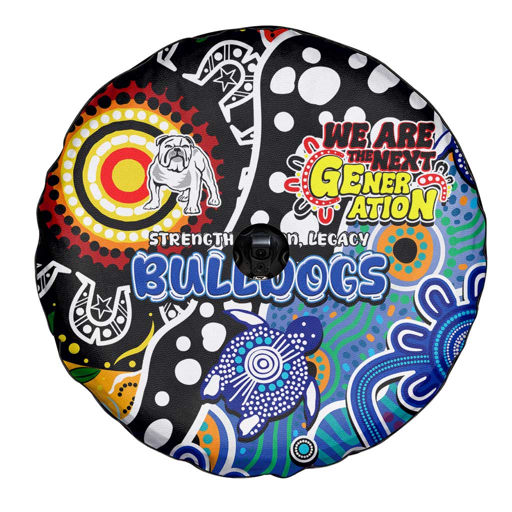Bulldogs NRL Celebrating 50 Years of Naidoc Spare Tire Cover NAIDOC Week 2025 Aboriginal
