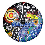 Bulldogs NRL Celebrating 50 Years of Naidoc Spare Tire Cover NAIDOC Week 2025 Aboriginal