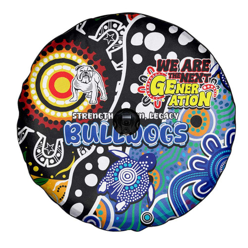Bulldogs NRL Celebrating 50 Years of Naidoc Spare Tire Cover NAIDOC Week 2025 Aboriginal