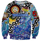 Personalised Bulldogs NRL Celebrating 50 Years of Naidoc Sweatshirt NAIDOC Week 2025 Aboriginal