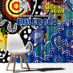Bulldogs NRL Celebrating 50 Years of Naidoc Window Curtain NAIDOC Week 2025 Aboriginal