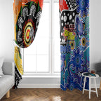Bulldogs NRL Celebrating 50 Years of Naidoc Window Curtain NAIDOC Week 2025 Aboriginal