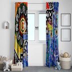 Bulldogs NRL Celebrating 50 Years of Naidoc Window Curtain NAIDOC Week 2025 Aboriginal