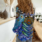 Personalised Bulldogs NRL Celebrating 50 Years of Naidoc Women Casual Shirt NAIDOC Week 2025 Aboriginal