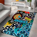 Sharks NRL Celebrating 50 Years of Naidoc Area Rug NAIDOC Week 2025 Aboriginal