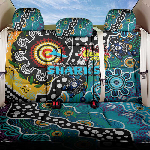 Sharks NRL Celebrating 50 Years of Naidoc Back Car Seat Cover NAIDOC Week 2025 Aboriginal