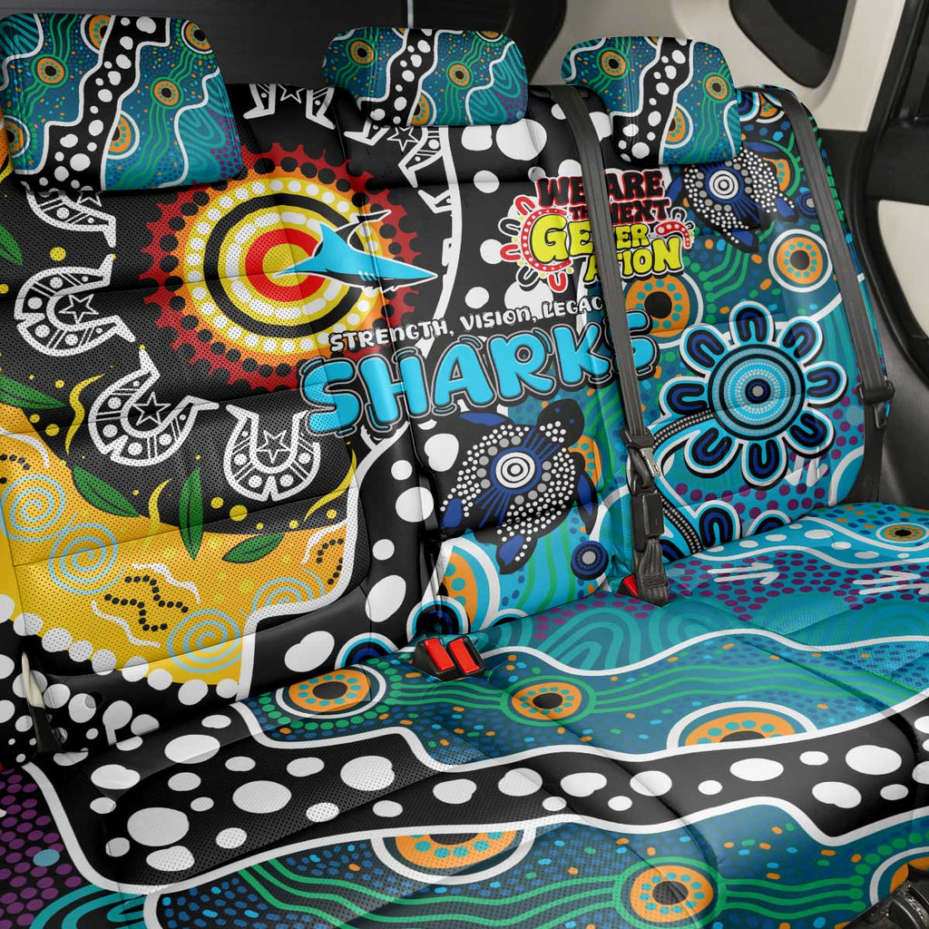 Sharks NRL Celebrating 50 Years of Naidoc Back Car Seat Cover NAIDOC Week 2025 Aboriginal