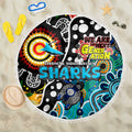 Sharks NRL Celebrating 50 Years of Naidoc Beach Blanket NAIDOC Week 2025 Aboriginal