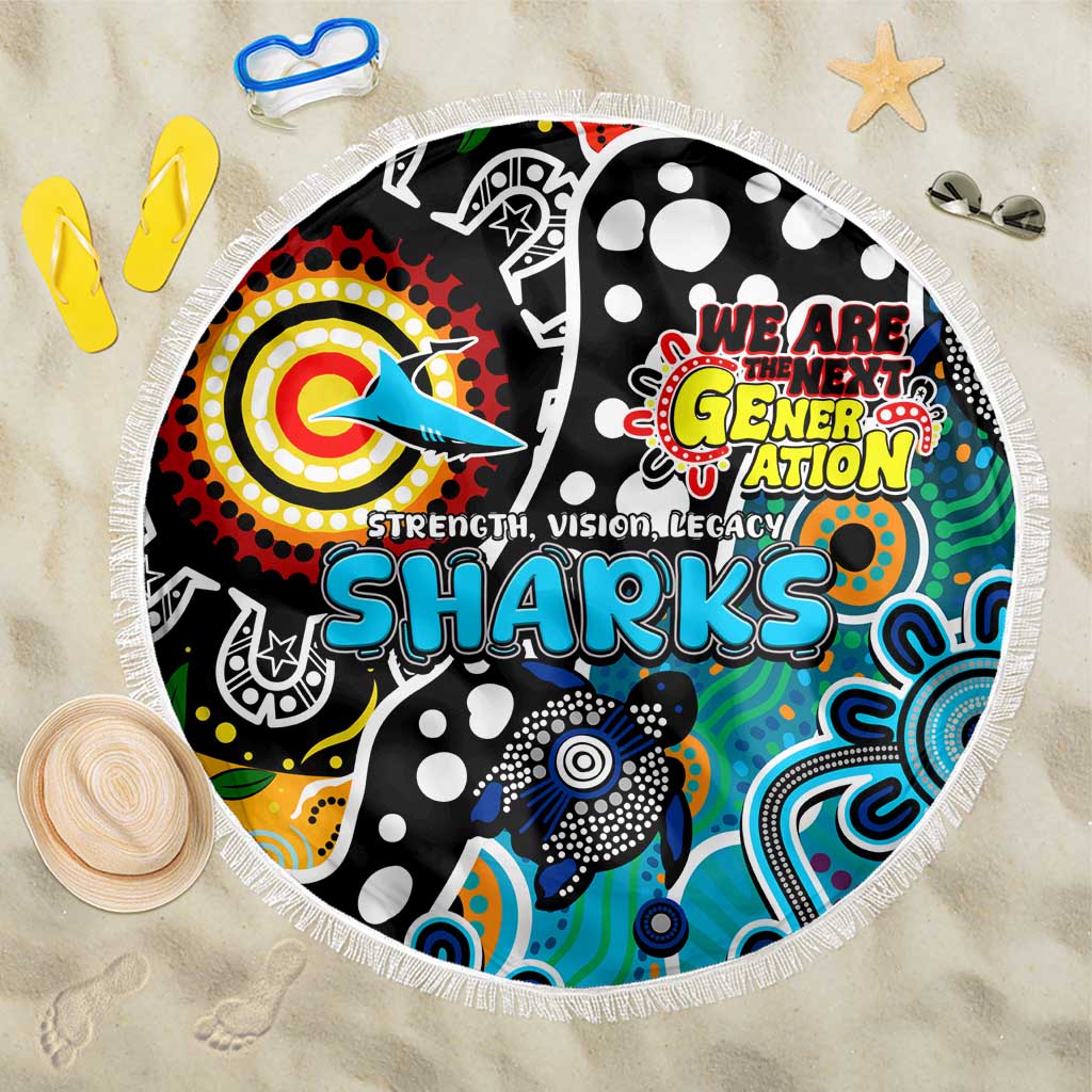 Sharks NRL Celebrating 50 Years of Naidoc Beach Blanket NAIDOC Week 2025 Aboriginal