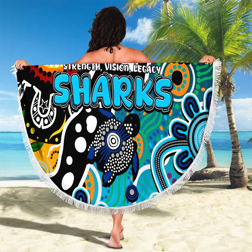 Sharks NRL Celebrating 50 Years of Naidoc Beach Blanket NAIDOC Week 2025 Aboriginal