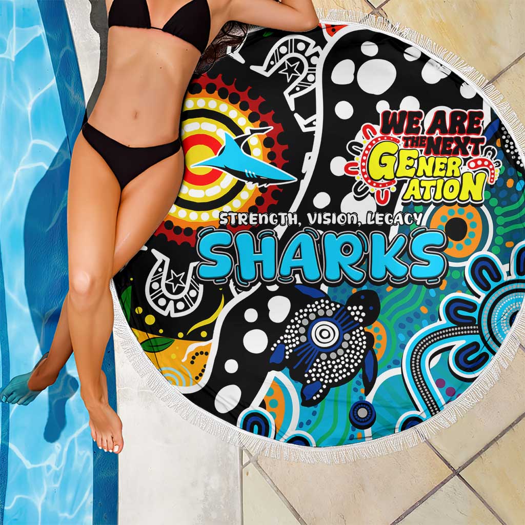 Sharks NRL Celebrating 50 Years of Naidoc Beach Blanket NAIDOC Week 2025 Aboriginal