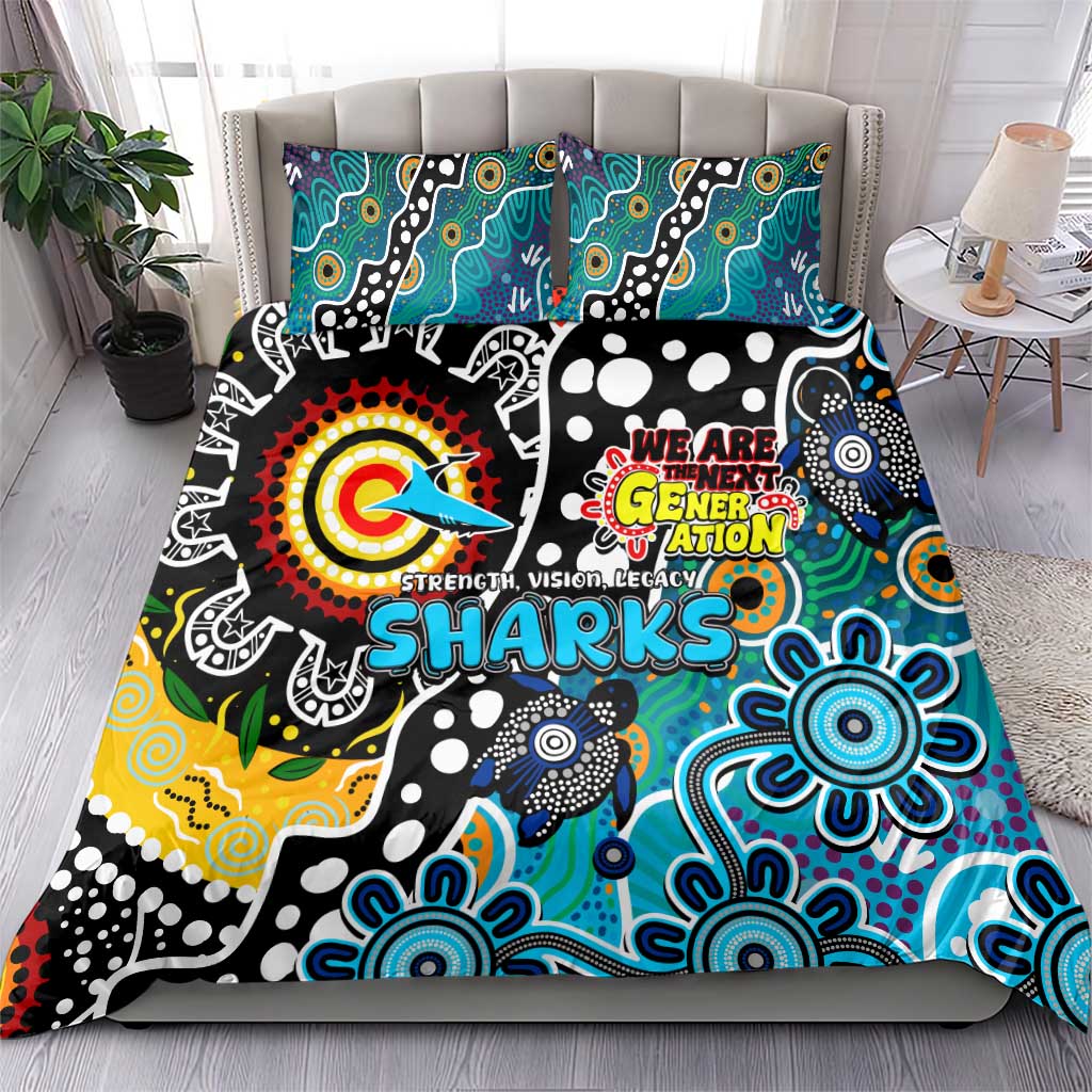 Sharks NRL Celebrating 50 Years of Naidoc Bedding Set NAIDOC Week 2025 Aboriginal