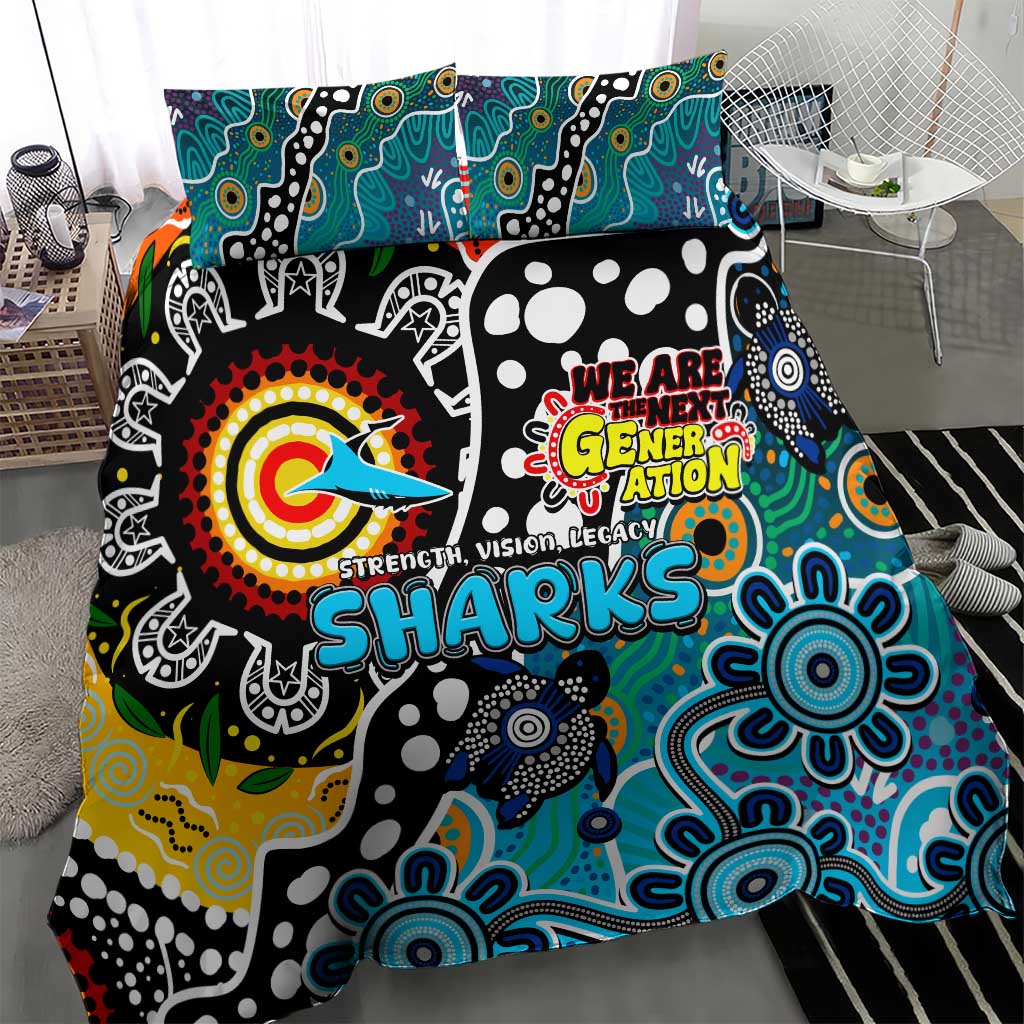 Sharks NRL Celebrating 50 Years of Naidoc Bedding Set NAIDOC Week 2025 Aboriginal