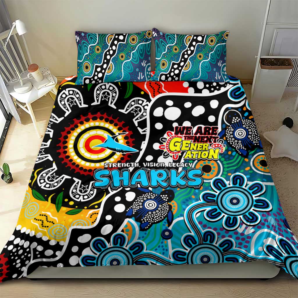Sharks NRL Celebrating 50 Years of Naidoc Bedding Set NAIDOC Week 2025 Aboriginal