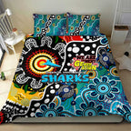 Sharks NRL Celebrating 50 Years of Naidoc Bedding Set NAIDOC Week 2025 Aboriginal