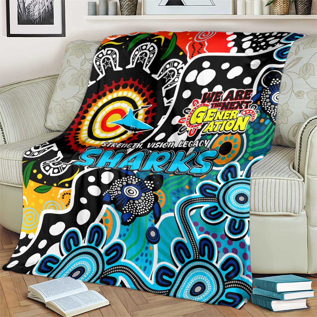 Sharks NRL Celebrating 50 Years of Naidoc Blanket NAIDOC Week 2025 Aboriginal