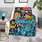 Sharks NRL Celebrating 50 Years of Naidoc Blanket NAIDOC Week 2025 Aboriginal