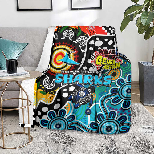 Sharks NRL Celebrating 50 Years of Naidoc Blanket NAIDOC Week 2025 Aboriginal