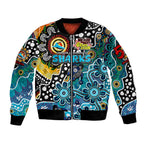 Personalised Sharks NRL Celebrating 50 Years of Naidoc Bomber Jacket NAIDOC Week 2025 Aboriginal