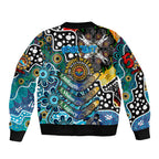 Personalised Sharks NRL Celebrating 50 Years of Naidoc Bomber Jacket NAIDOC Week 2025 Aboriginal