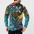 Personalised Sharks NRL Celebrating 50 Years of Naidoc Button Sweatshirt NAIDOC Week 2025 Aboriginal